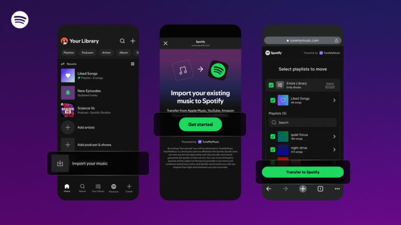 Spotify simplifies importing playlists from other streaming services
