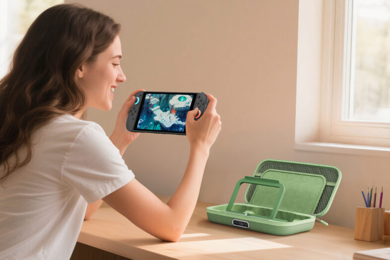 You can charge the battery in Belkin’s new Switch 2 power case without opening it