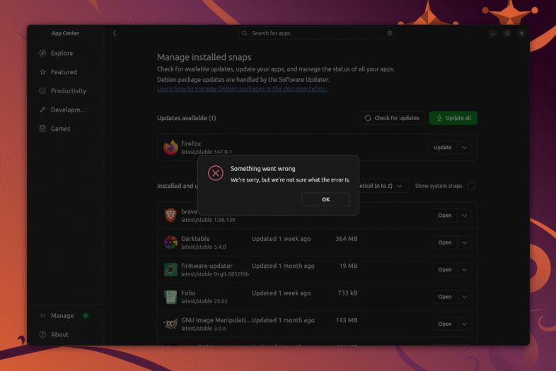 I went back to Linux and it was a mistake