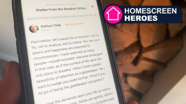 My Moleskine wasn’t enough to save my mental health but this app was