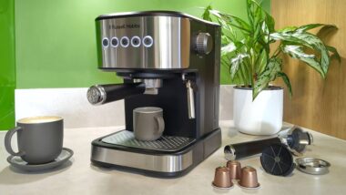 I tested the tiny Russell Hobbs coffee maker that uses grounds or Nespresso pods — but I discovered one infuriating drawback