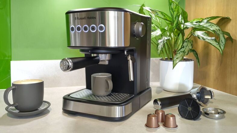 I tested the tiny Russell Hobbs coffee maker that uses grounds or Nespresso pods — but I discovered one infuriating drawback