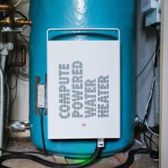 This new UK domestic 'data furnace' from Heata can convert cloud computing waste heat into free hot water