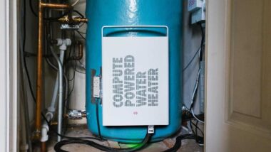 This new UK domestic 'data furnace' from Heata can convert cloud computing waste heat into free hot water